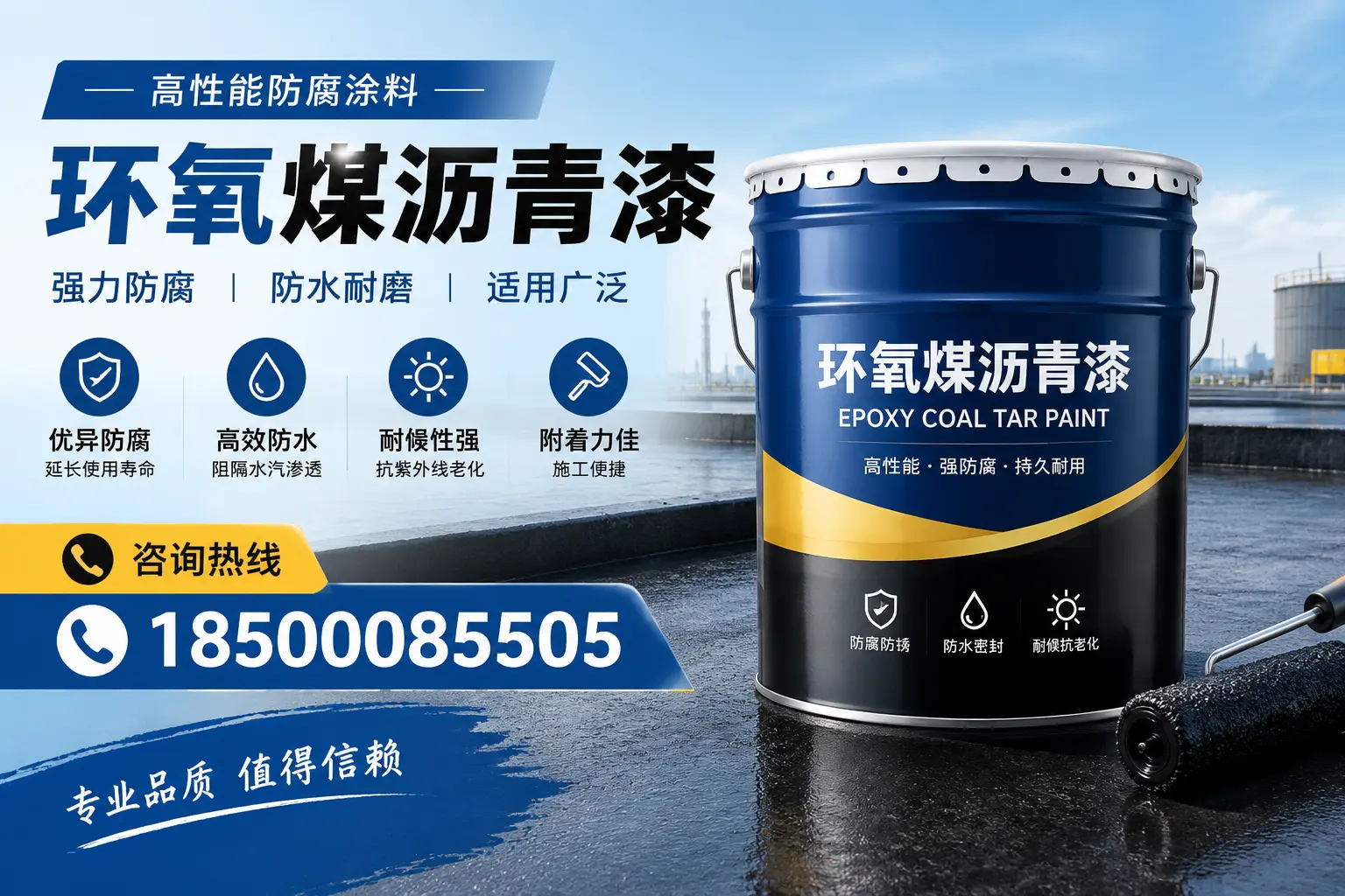 环氧煤沥青漆的主要成分与功能，云浮用户深度了解